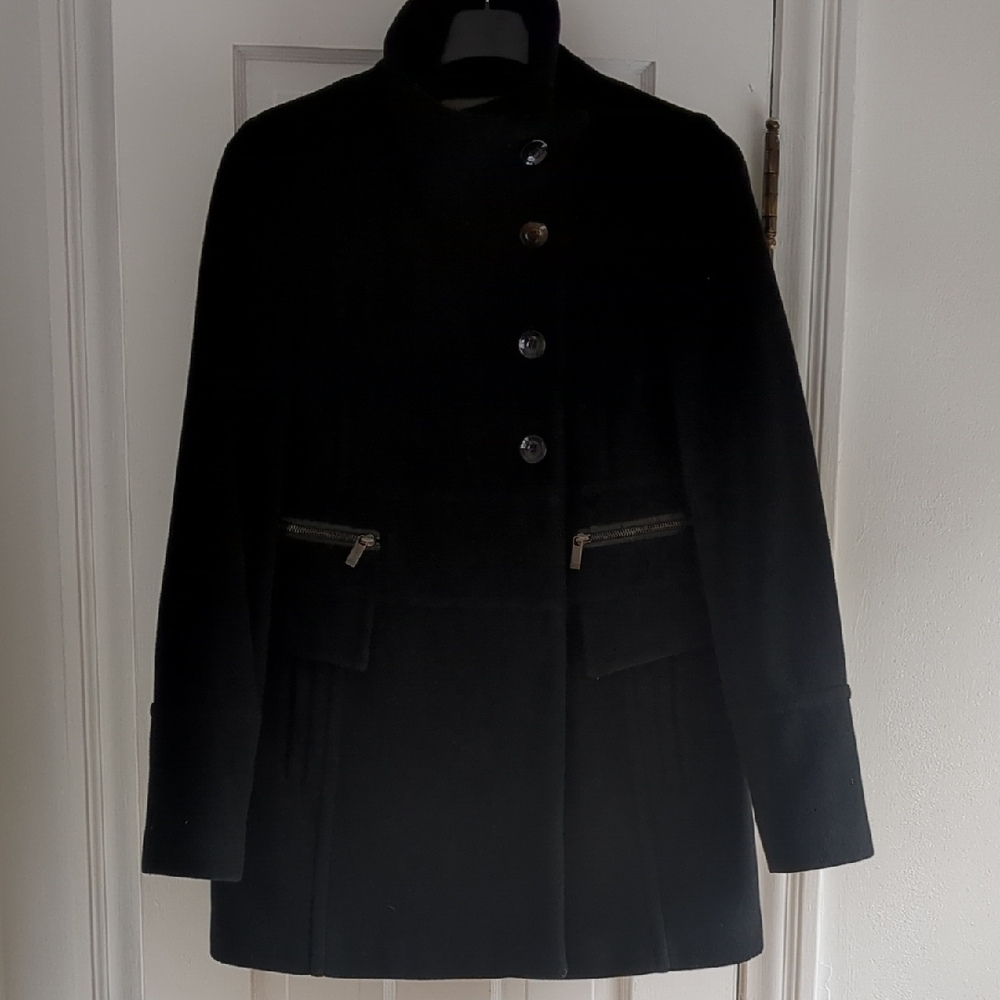 Marc New York Black Wool Coat